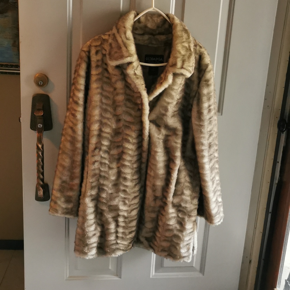 Olympia faux fur jacket
